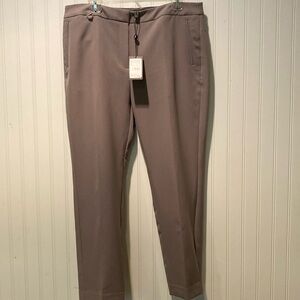 NWT Adrianna Papell Stretch Ankle Kate Fit Trousers Size 14